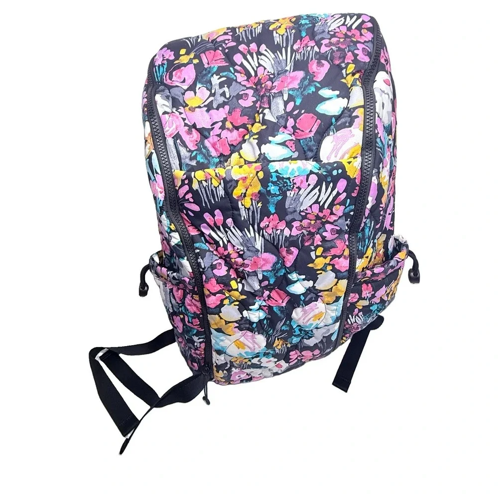 Y2K Vera Bradley Floral Laptop Backpack Whimsy Floral School College Travel Bag